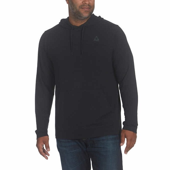 Gerry Men’s Active Hoodie size Large Black Kangaroo Pocket 4-way stretch - Picture 10 of 10